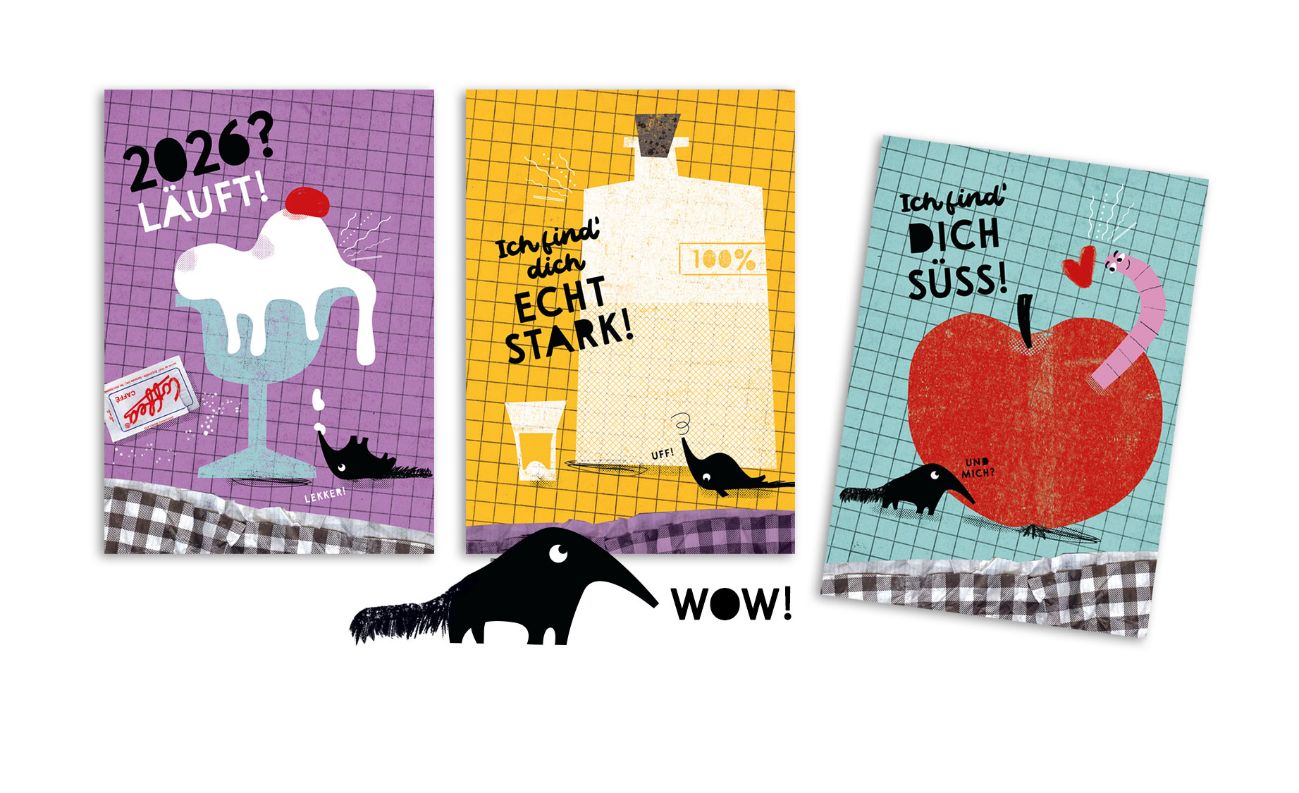 Doppelseite Bilderbuchkonzept "Ach, diese Menschen!"