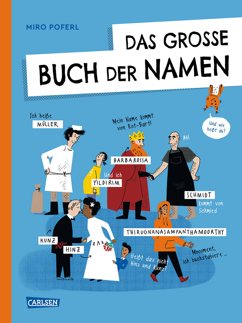 Cover "Das große Buch der Namen" von Miro Poferl
