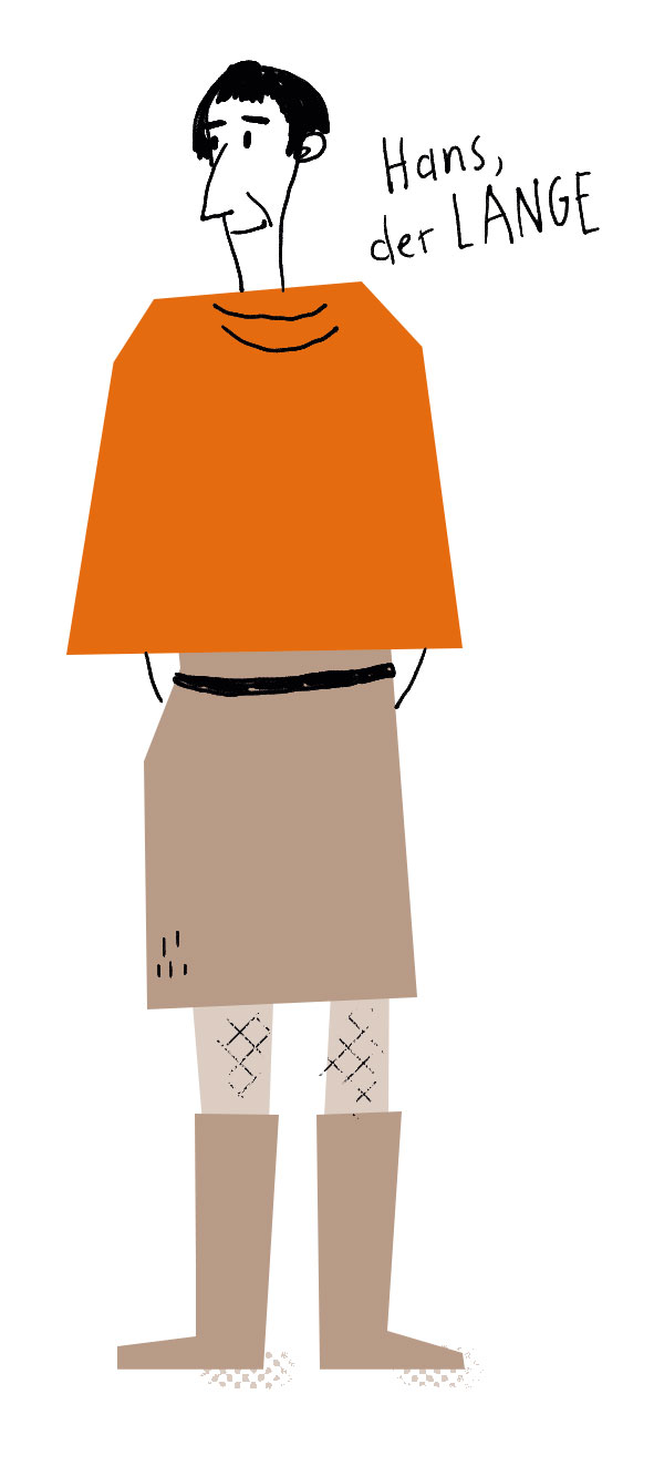 Illustration Hans, der Lange