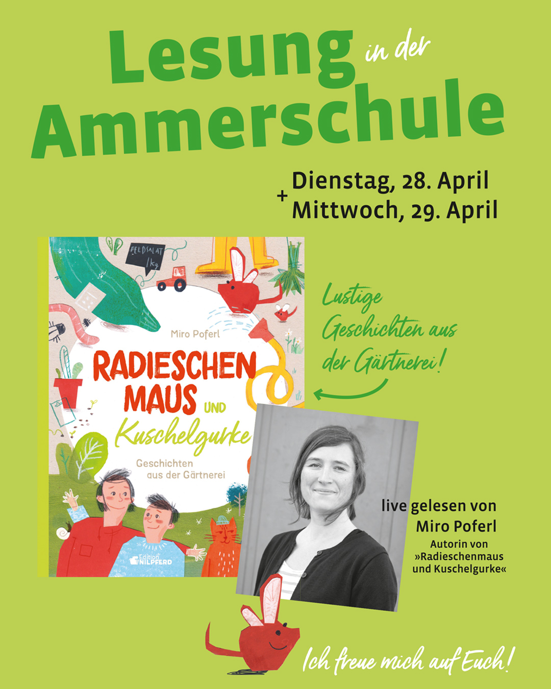 Plakat Lesung Ammerschule